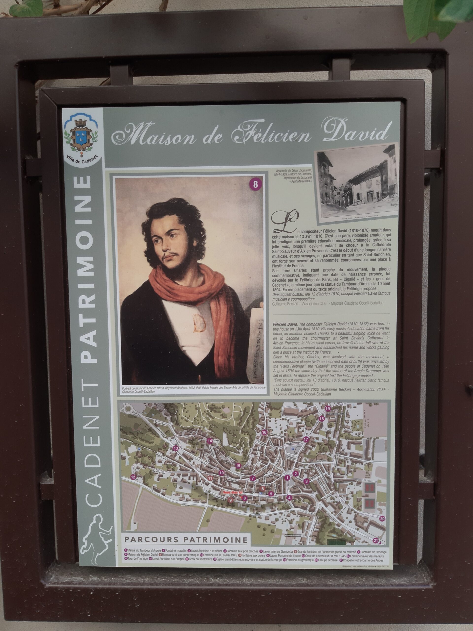 20230924 PlaquePatrimoine11rueFDaCadenet Scaled